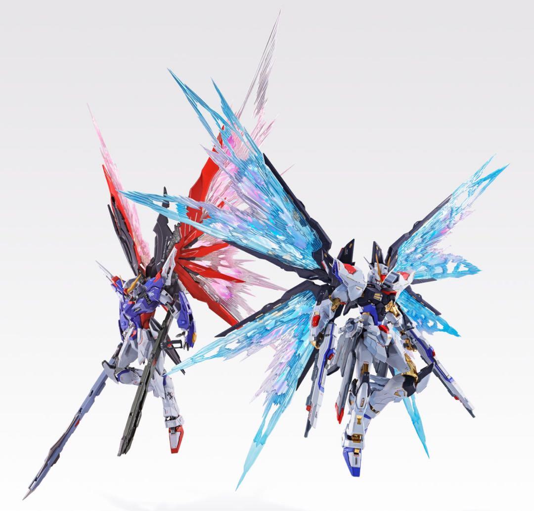 新品 メタルビルド2024 ストライクフリーダム デスティニー 光の翼3点セット METAL BUILD ストライクフリーダムガンダム 光の翼オプションセット