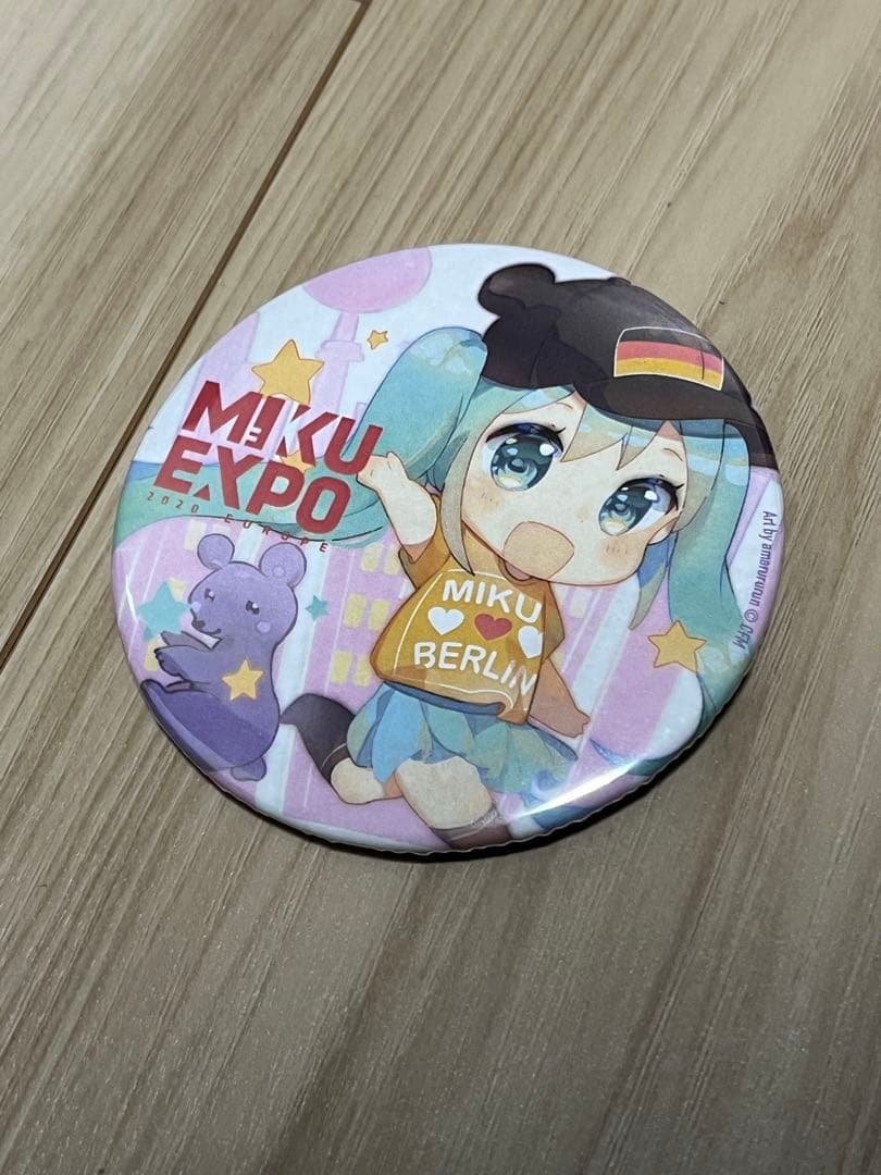初音ミク　缶バッジ　MIKU EXPO2020 Anique Shop JAPAN