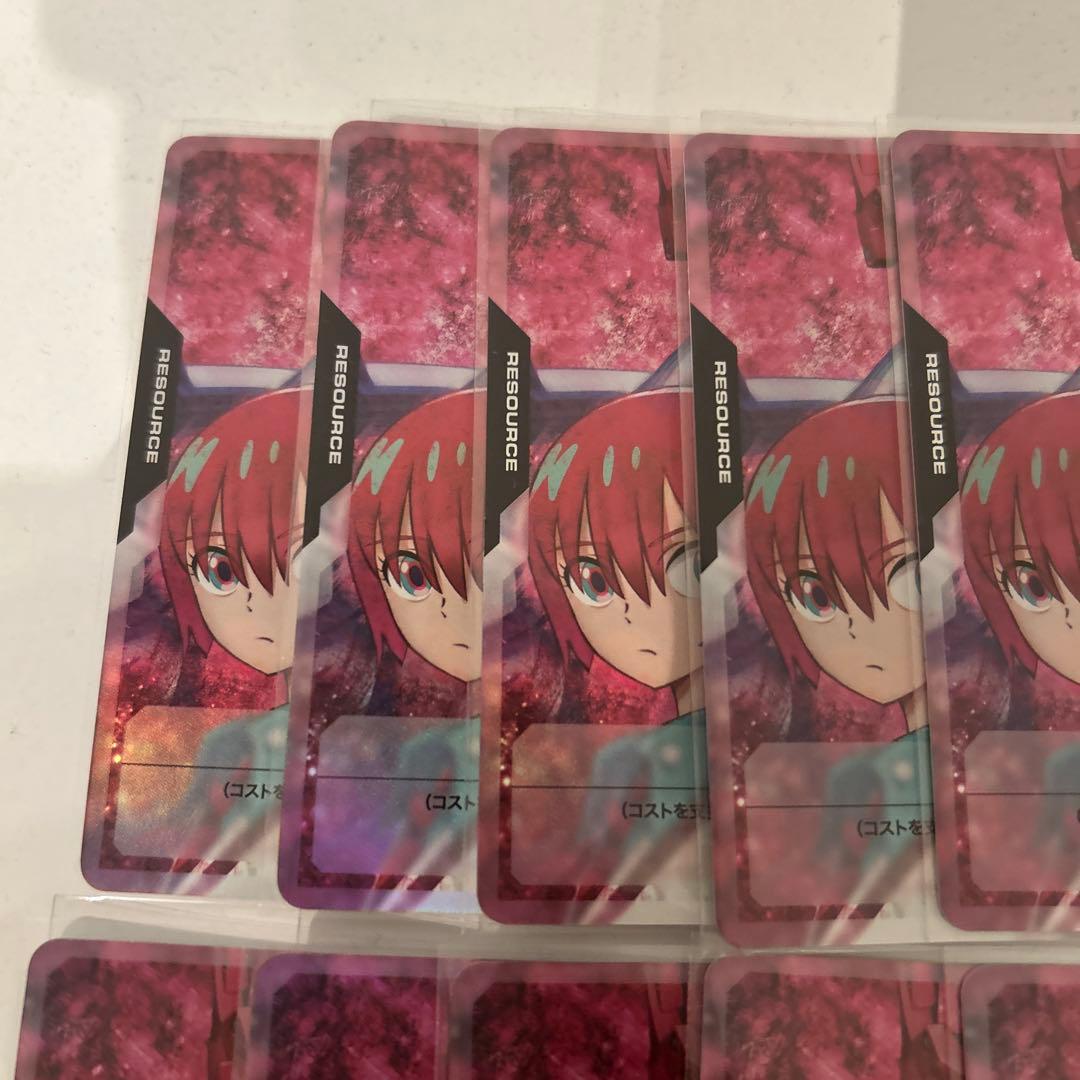 ガンダムカードゲーム リソースカード マチュ&ジークアクス プロモ 10