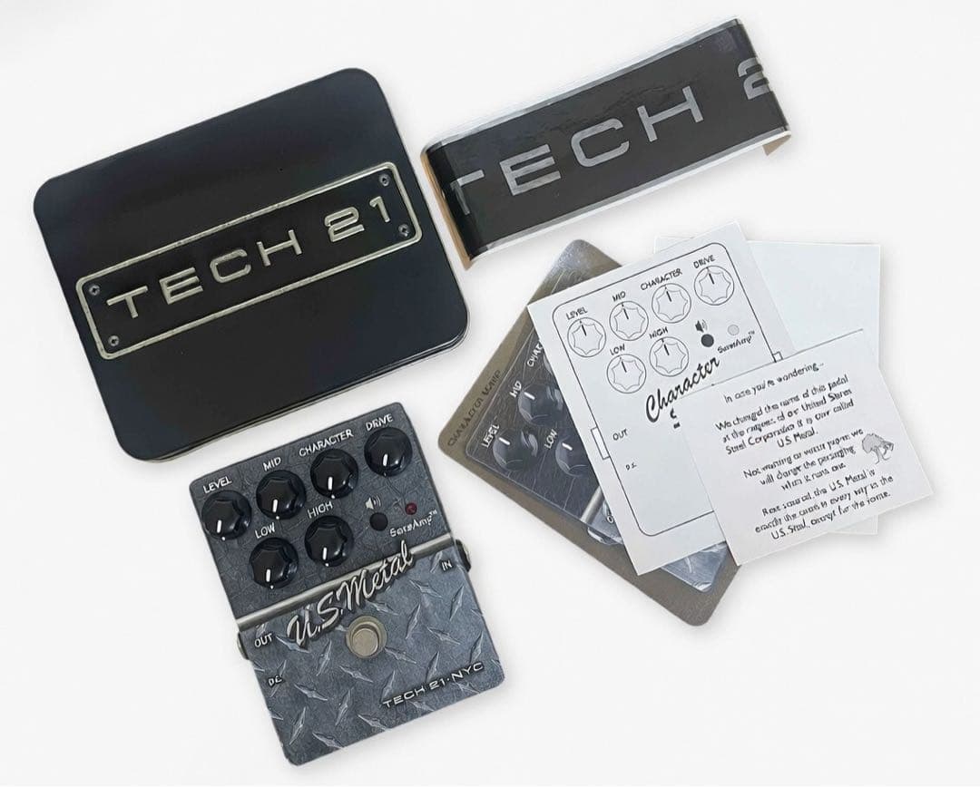 SansAmp サンズアンプ U.S.l エフェクター TECH21 TECH21 SansAmp GT2 アンプシミュレーター ギターエフェクター(テック