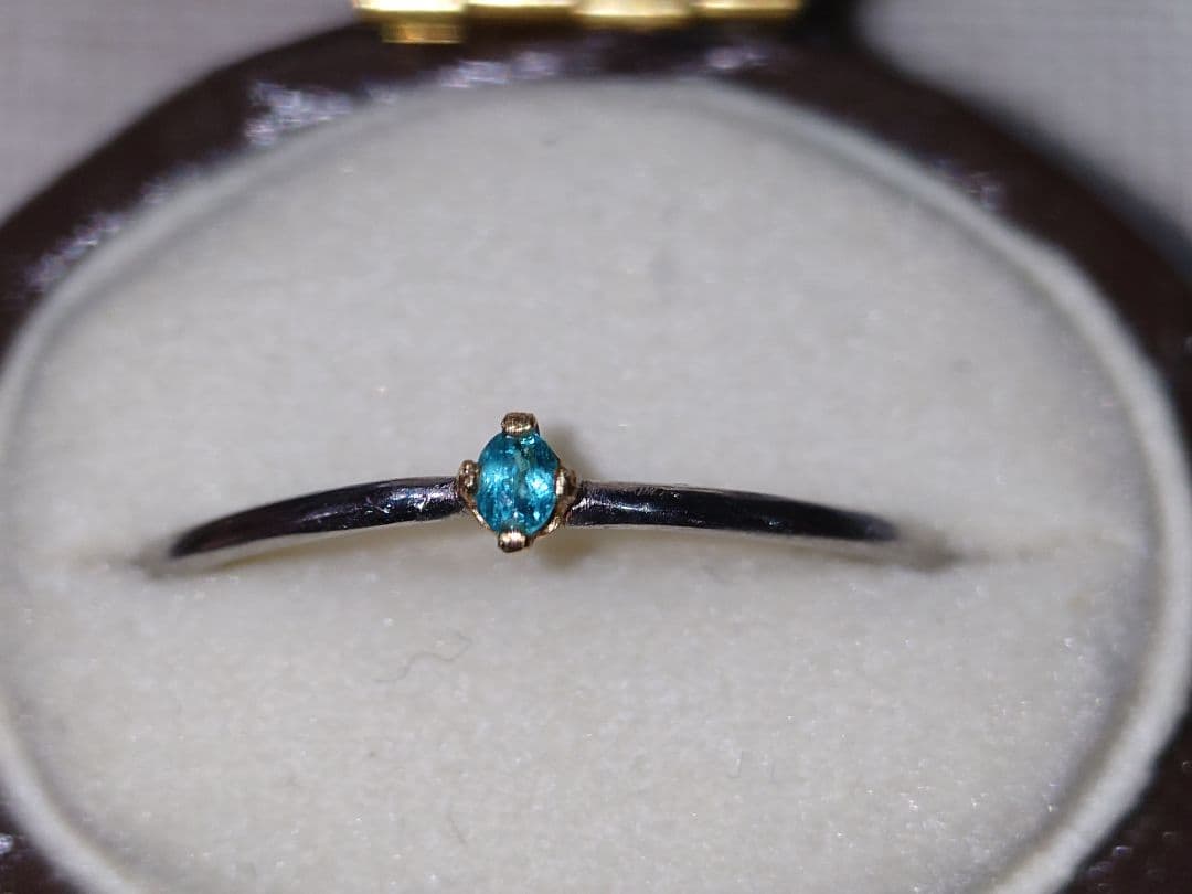 パライバトルマリン　リング　バターリャ産　12号