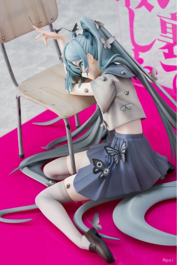 わ*こ様 ガレージキット 塗装済 完成品 初音ミク 蝶の少女 ホビラン29