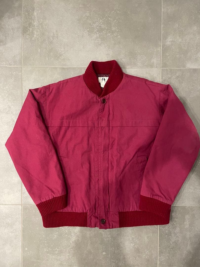 GOOD ENOUGH バーガーディ　ヴィンテージ　ジャケット Mサイズ