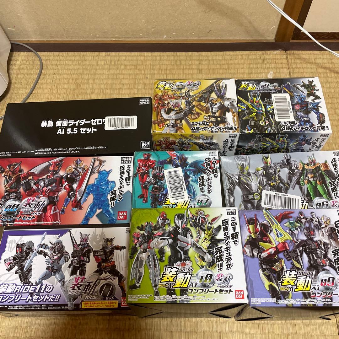 装動AI 装動　仮面ライダーコンプリートセットいくつか 装動 仮面ライダーゼロワン AI 01 コンプリートセット｜発売日：2019年