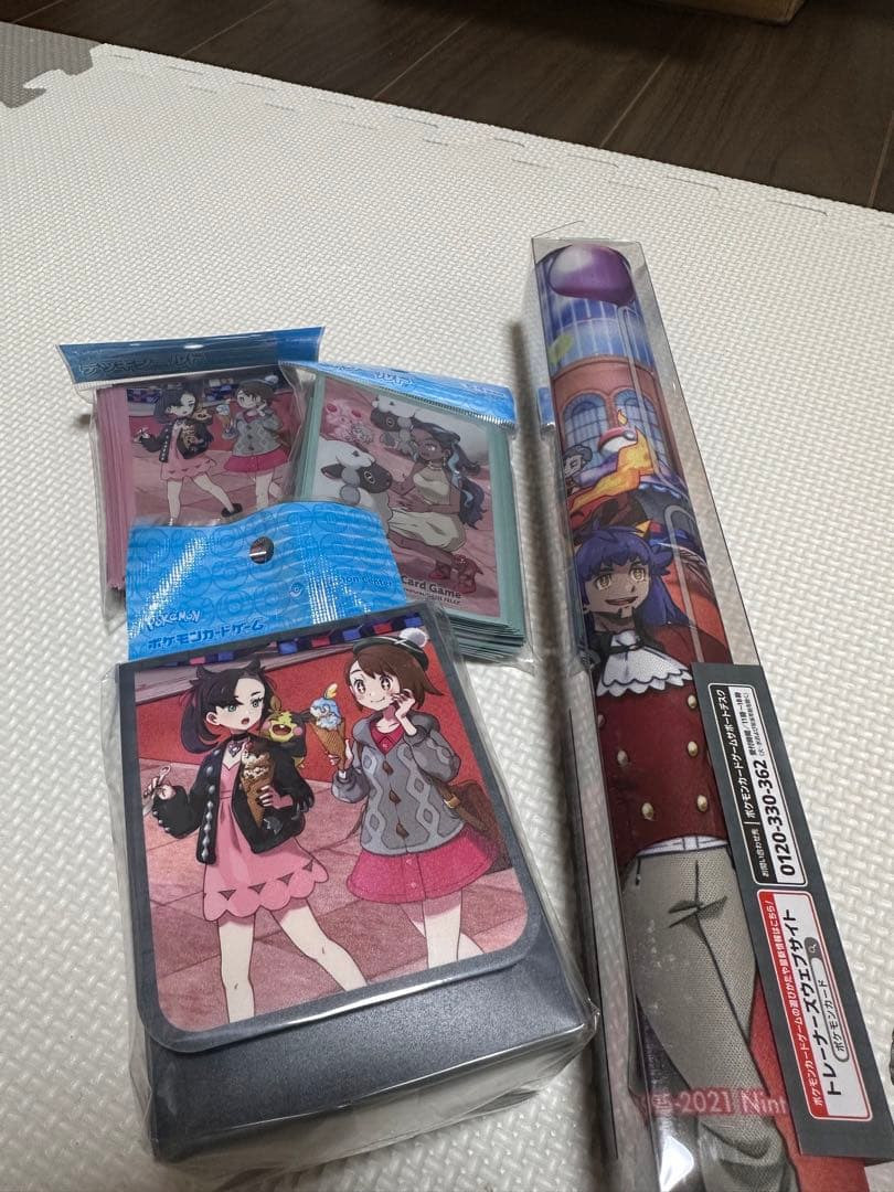 ポケモンカードゲーム　サプライ　トレーナーズオフショット　マリィ　ユウリ　ルリナ ポケモン ソード・シールド』に登場するトレーナーたちのオフショット