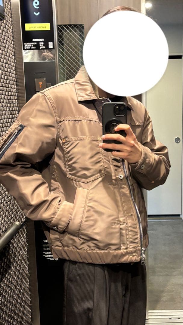 Sacai 24AW Nylon Twill Blouson サイズ1 サカイ - メルカリ