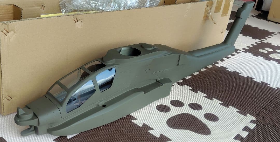 AH-64 アパッチ　ラジコンヘリボディ　（５００サイズ用)
