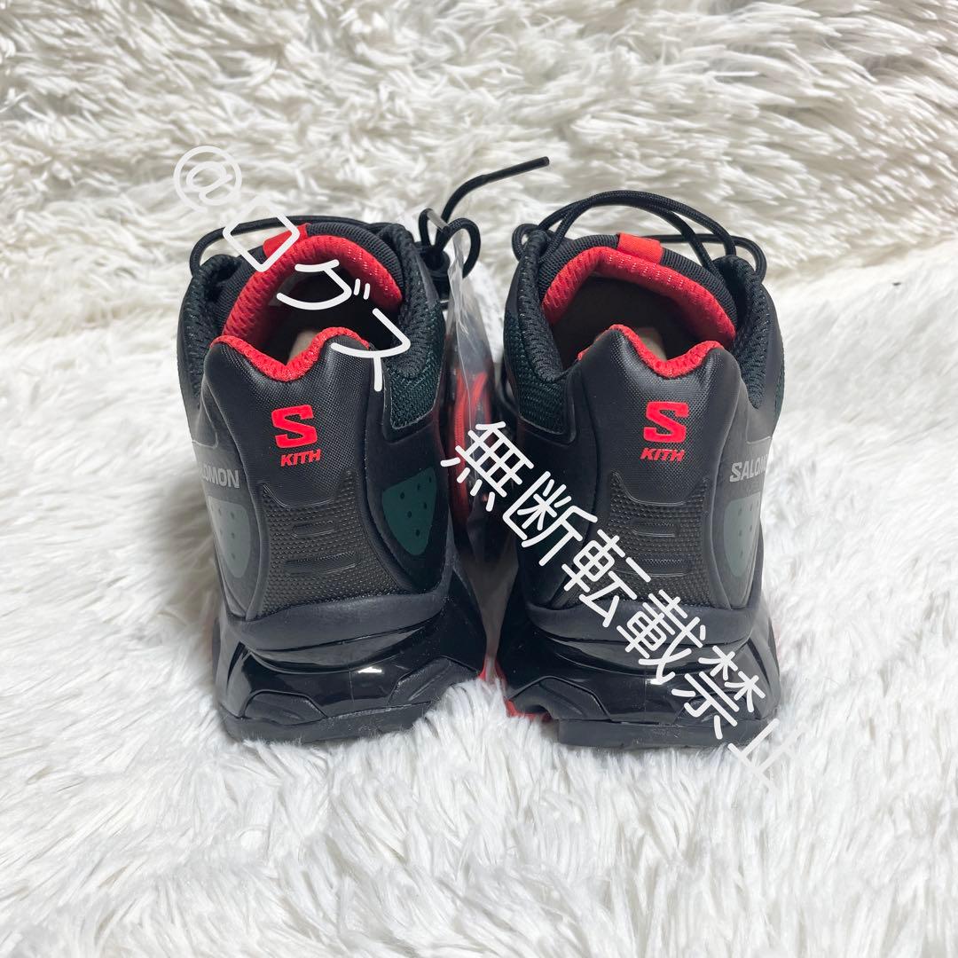 キス × サロモン XT-4K ブラック/スカラベ/ファイアリーレッド 26.5