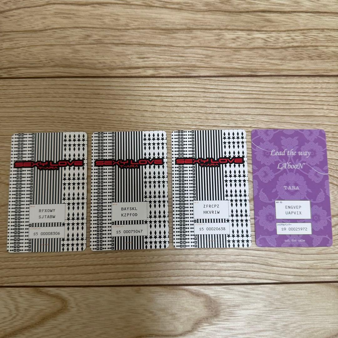 T-ara カードセット - メルカリ