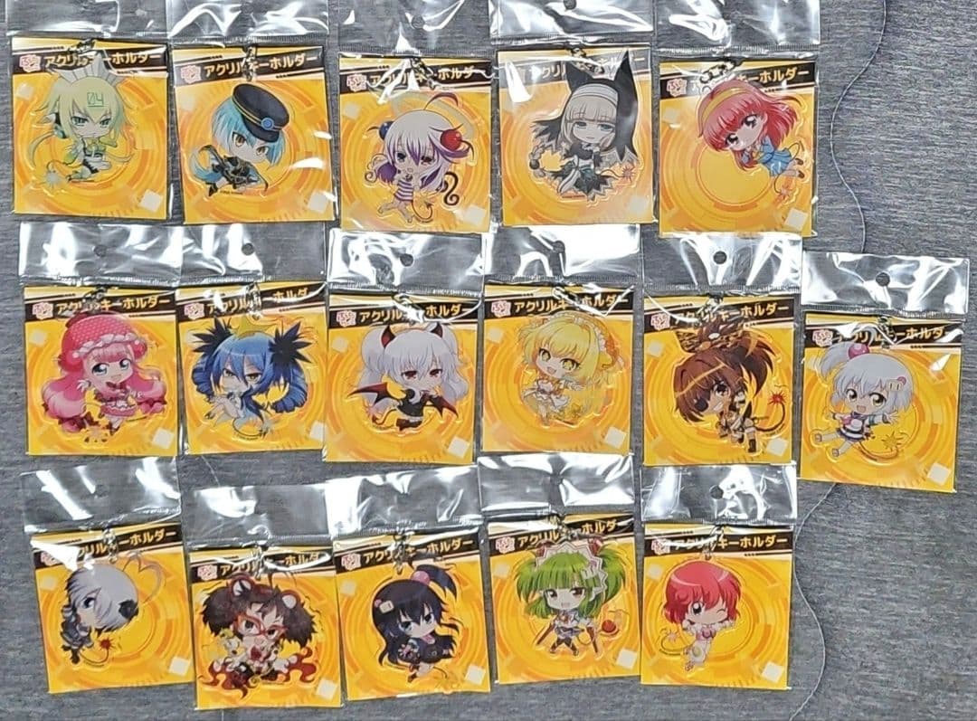 バラ売り不可　ぷちちょこ　ボンバーガール　アクリルキーホルダー 16個セット