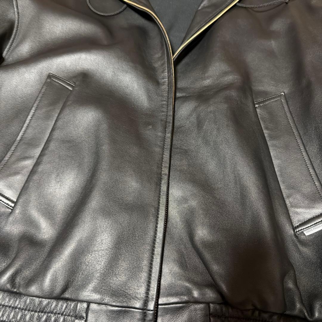 本日限定値下げ クーティーレザージップパーカー ラムスキン - メルカリ