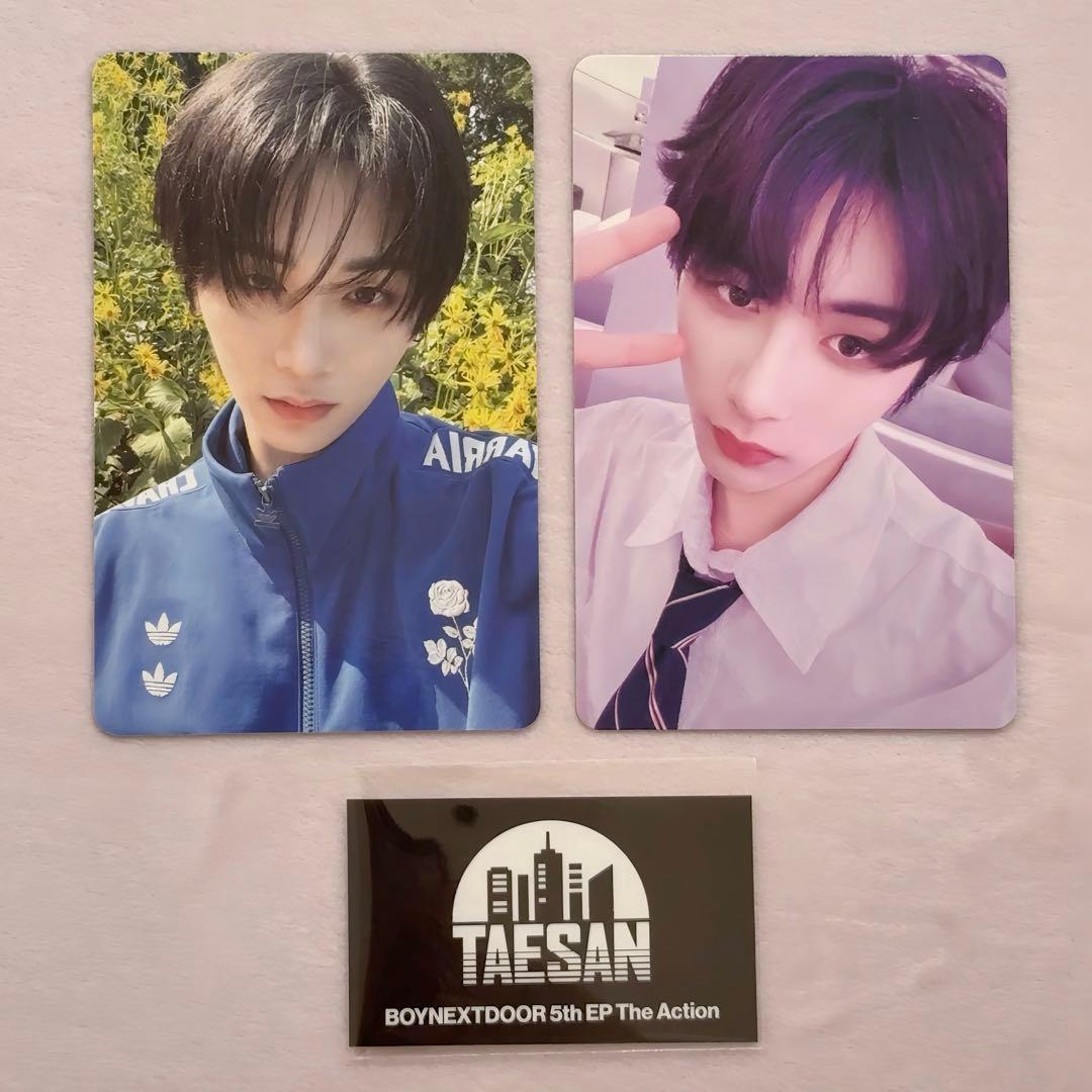BOYNEXTDOOR ボネクド テサン トレカ ステッカー - メルカリ