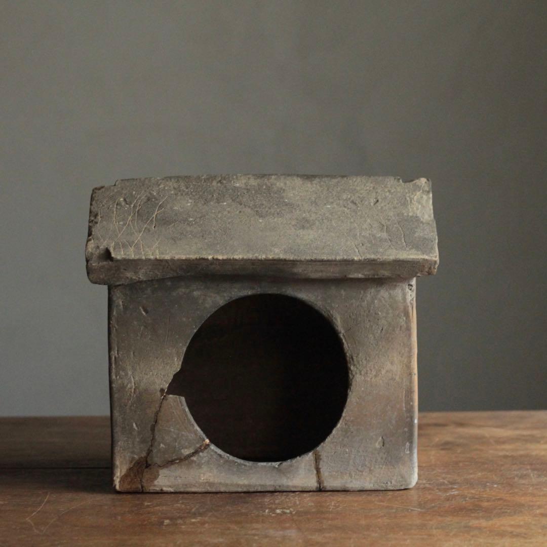 古い 瓦厨子 古美術 古道具 アンティーク 瓦質厨子 瓦質祠 - メルカリ