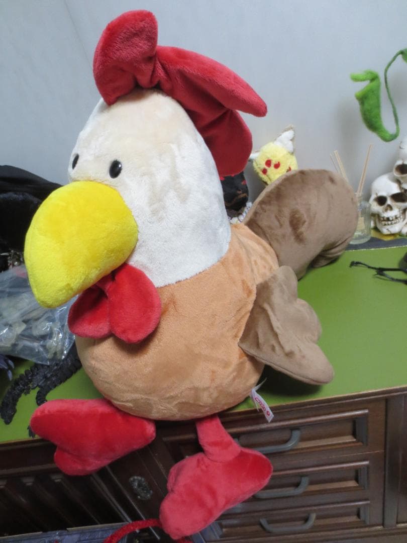 超BIG【台湾限定】NICI　ニキ　CUCKOO　ニワトリ　雄鶏　60㎝！正規品