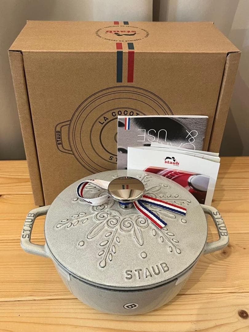 【新品】ストウブ staub ワナベ S スノーフレーク カンパーニュ staub ストウブ ワナベ S スノーフレーク カンパーニュ ホワイト