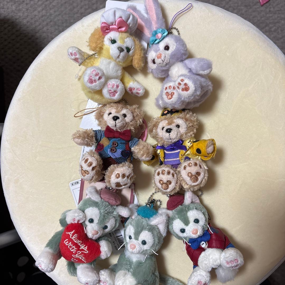 ダッフィー & フレンズ ぬいぐるみストラップ 7種セット