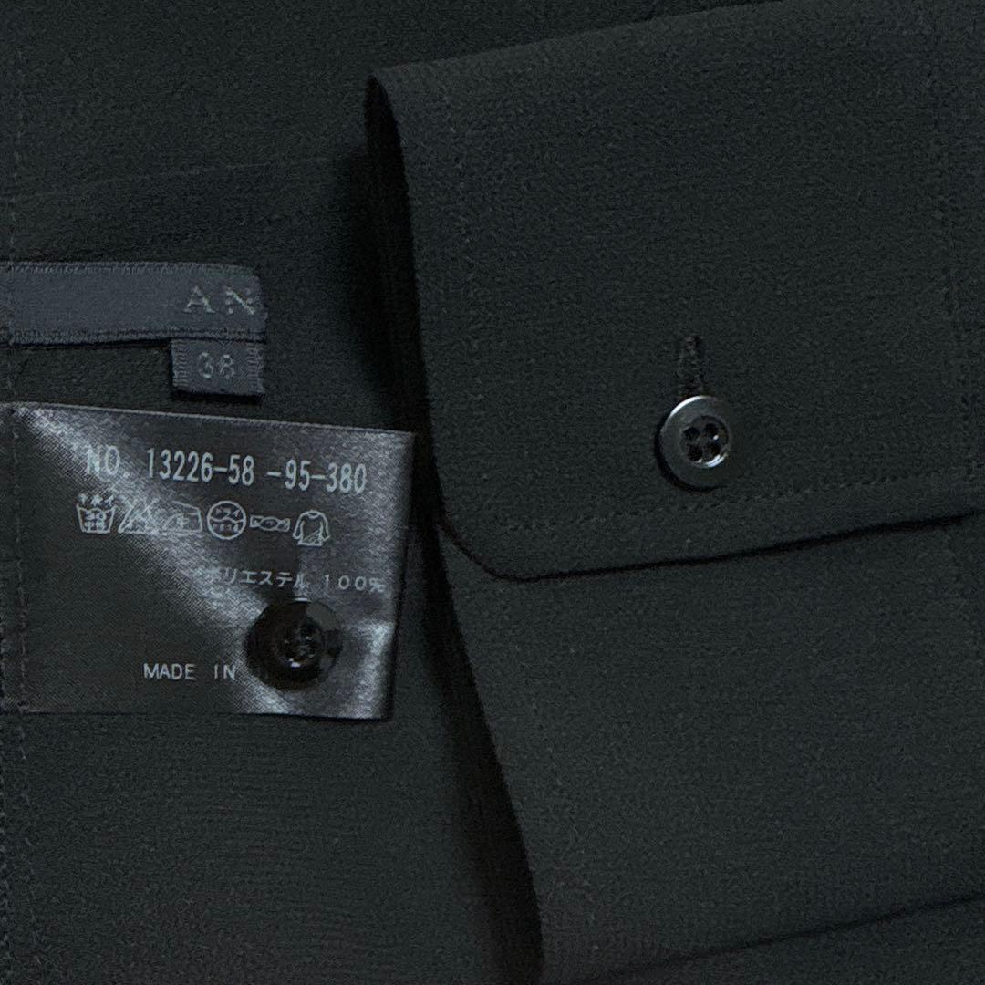 1269】アナイ ジョーゼットボウタイ ブラウス 黒 38 - メルカリ