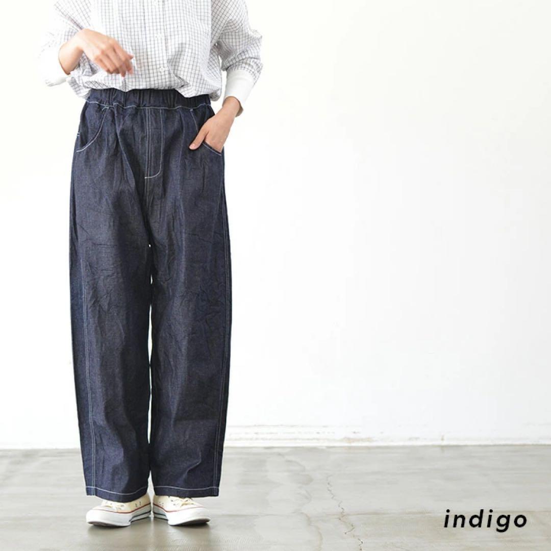 NARU ナル 8ozムラデニム ノッポパンツ インディゴ