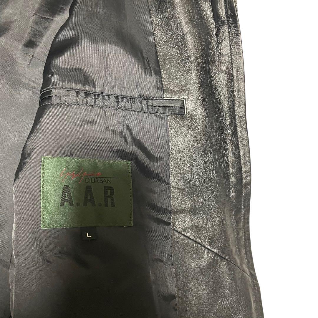 ヨウジヤマモト×DURBAN】A.A.R 牛革 カウレザージャケット 黒 L - メルカリ