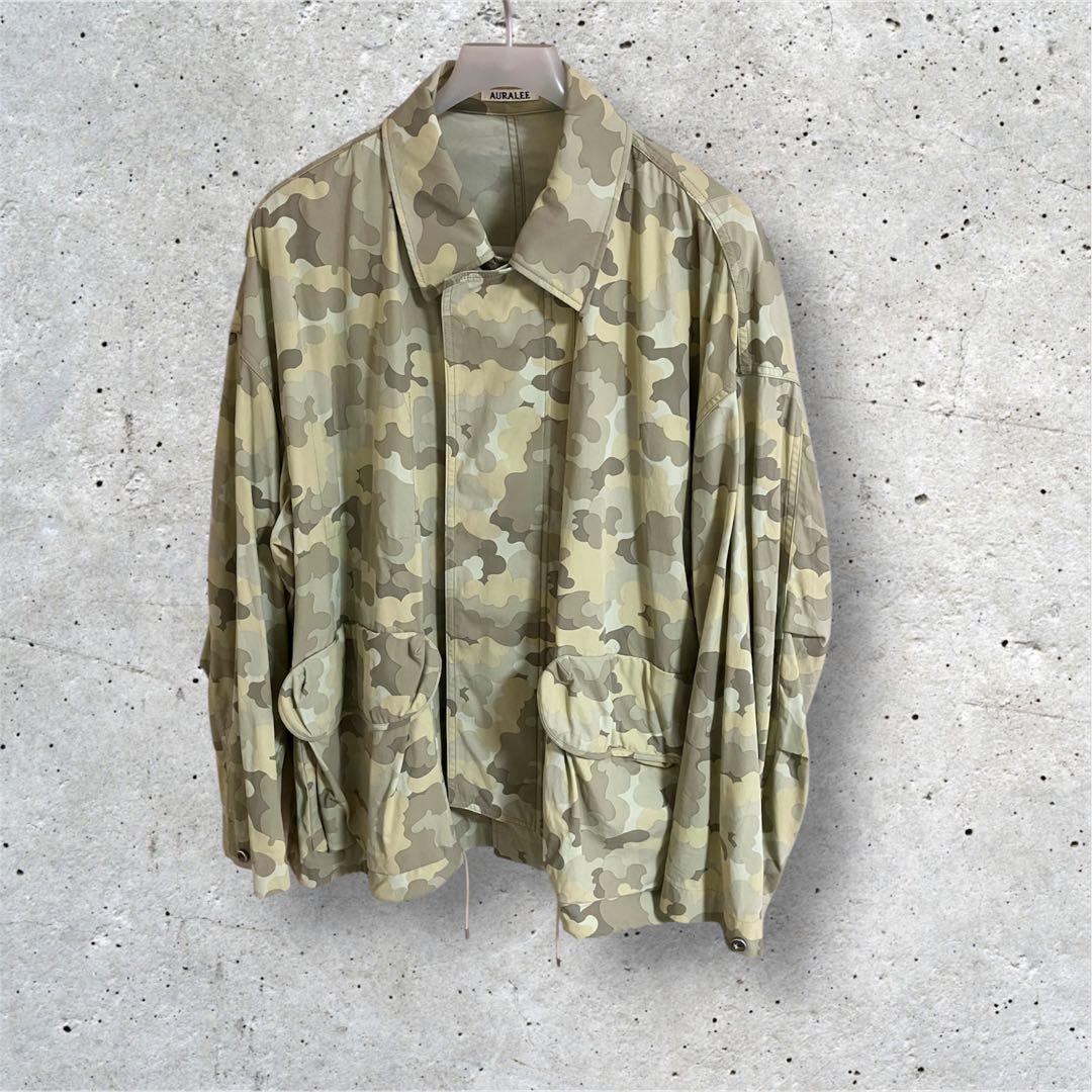 【AURALEE】WASHED FINX CAMOFLAGE BLOUSON/4