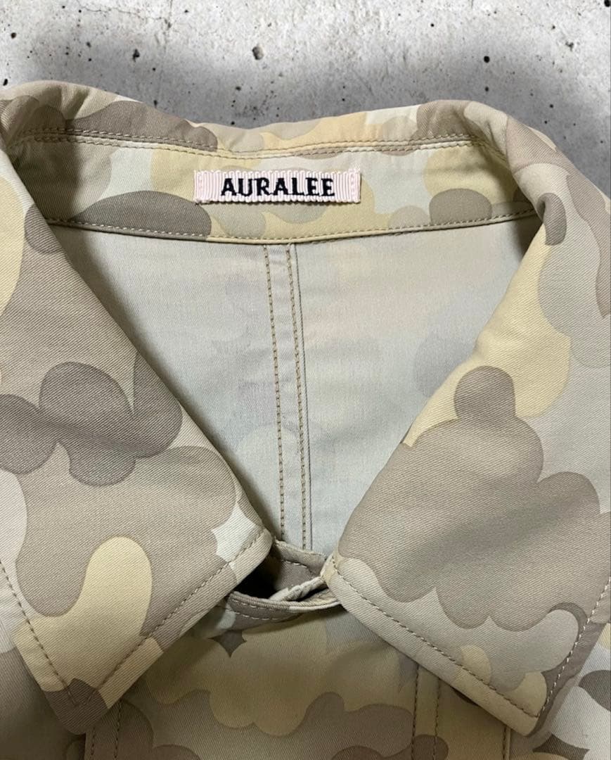 AURALEE】WASHED FINX CAMOFLAGE BLOUSON/4 - メルカリ