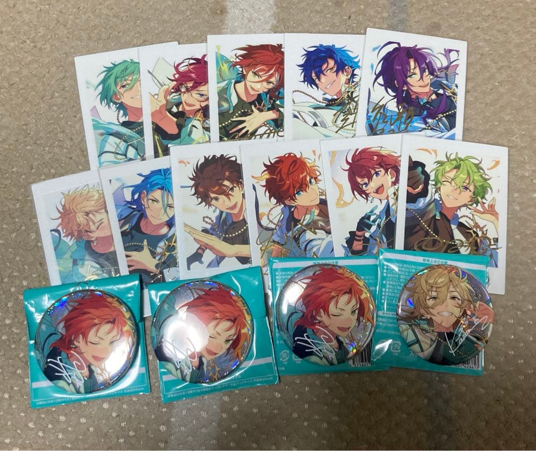 あんさんぶるスターズ 9周年 缶バッジ 羽風薫 10点 あんさんぶる