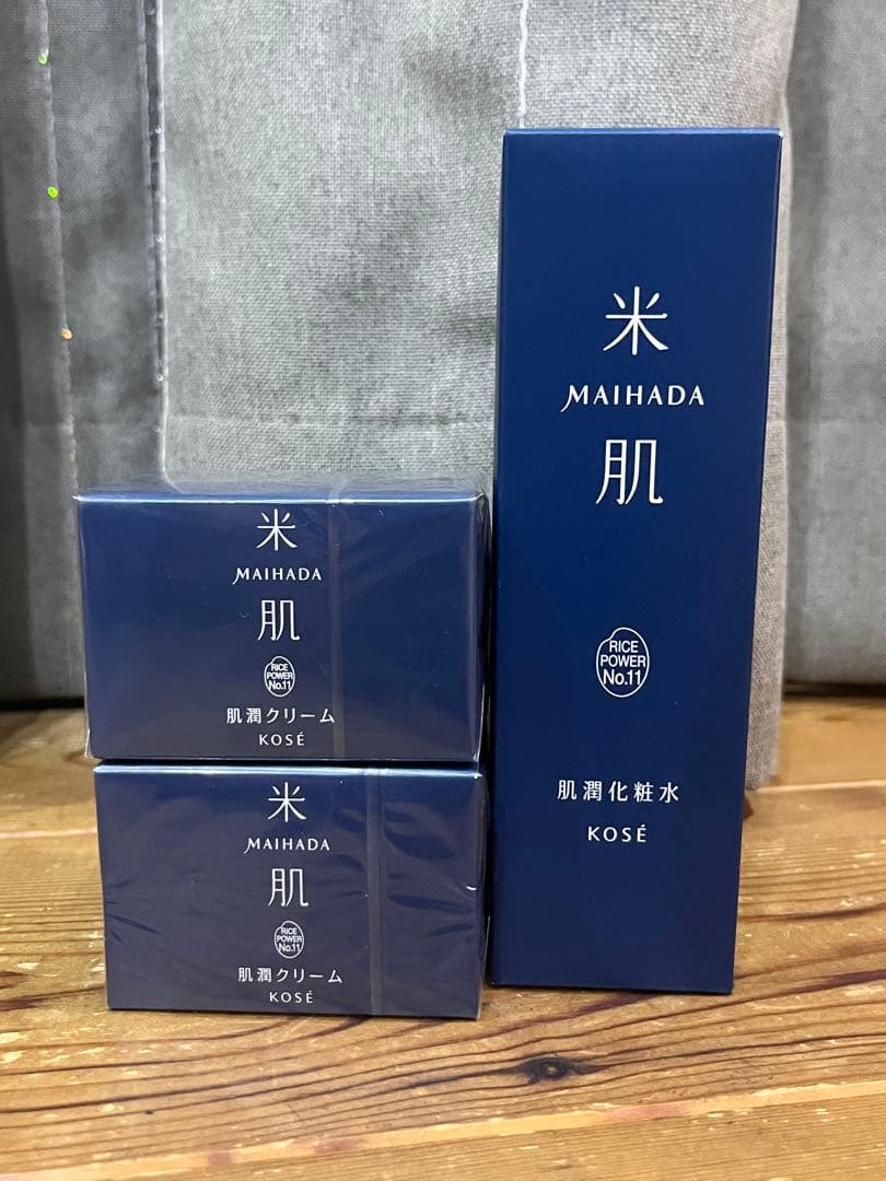 米肌 肌潤クリーム2個 化粧水 1個 新品 送料無料