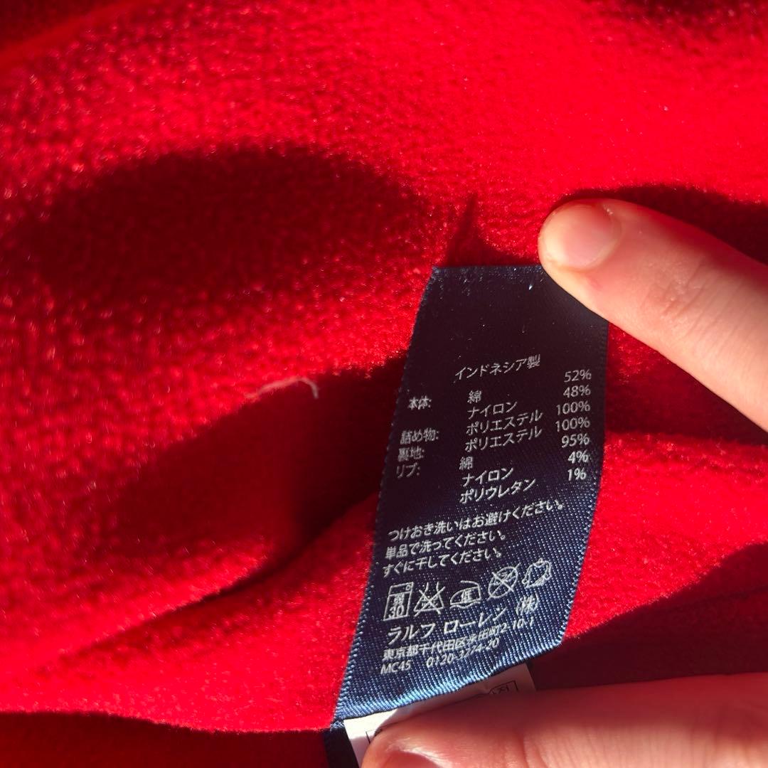 格安 ラルフローレン スイングトップ ナイロン フリース ドリズラー