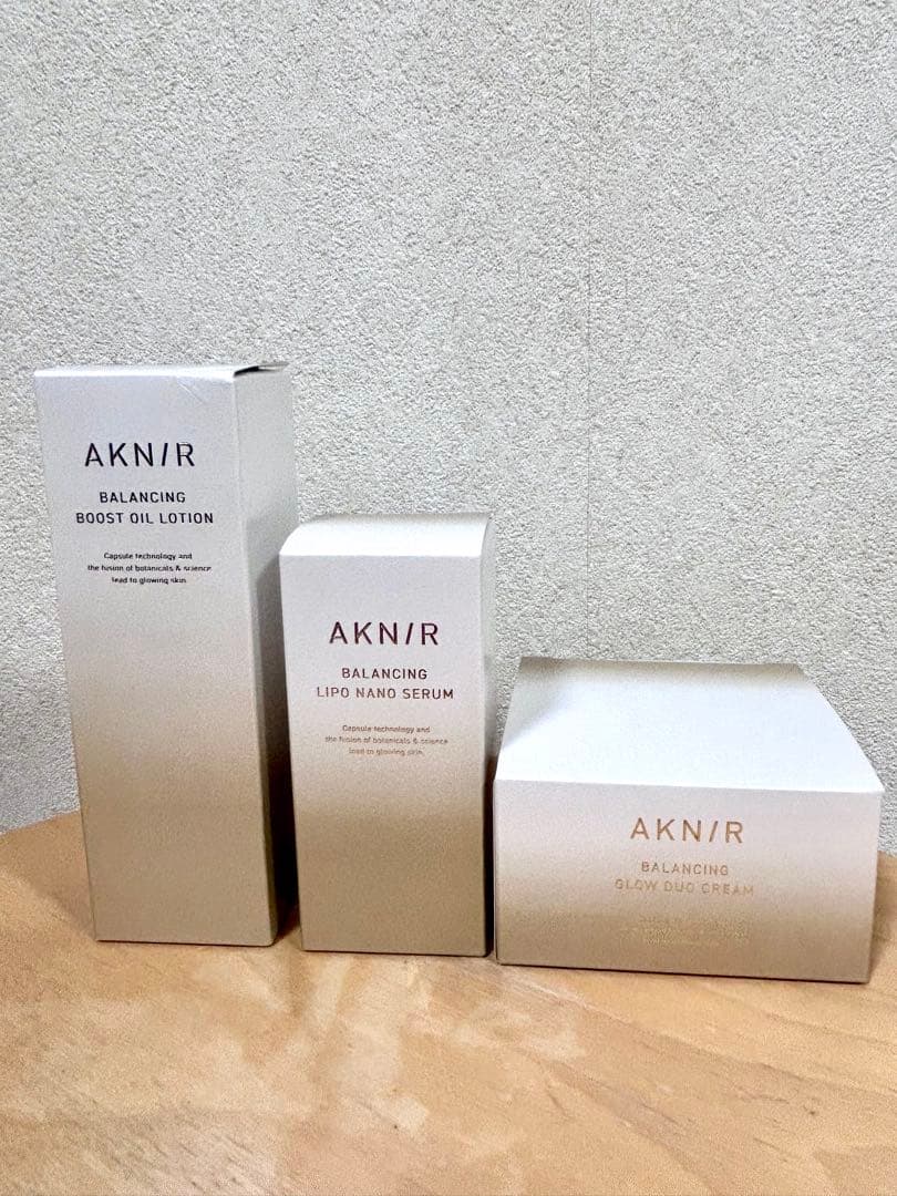 アクニー AKNIR スキンケアセット (ローション/セラム/クリーム)