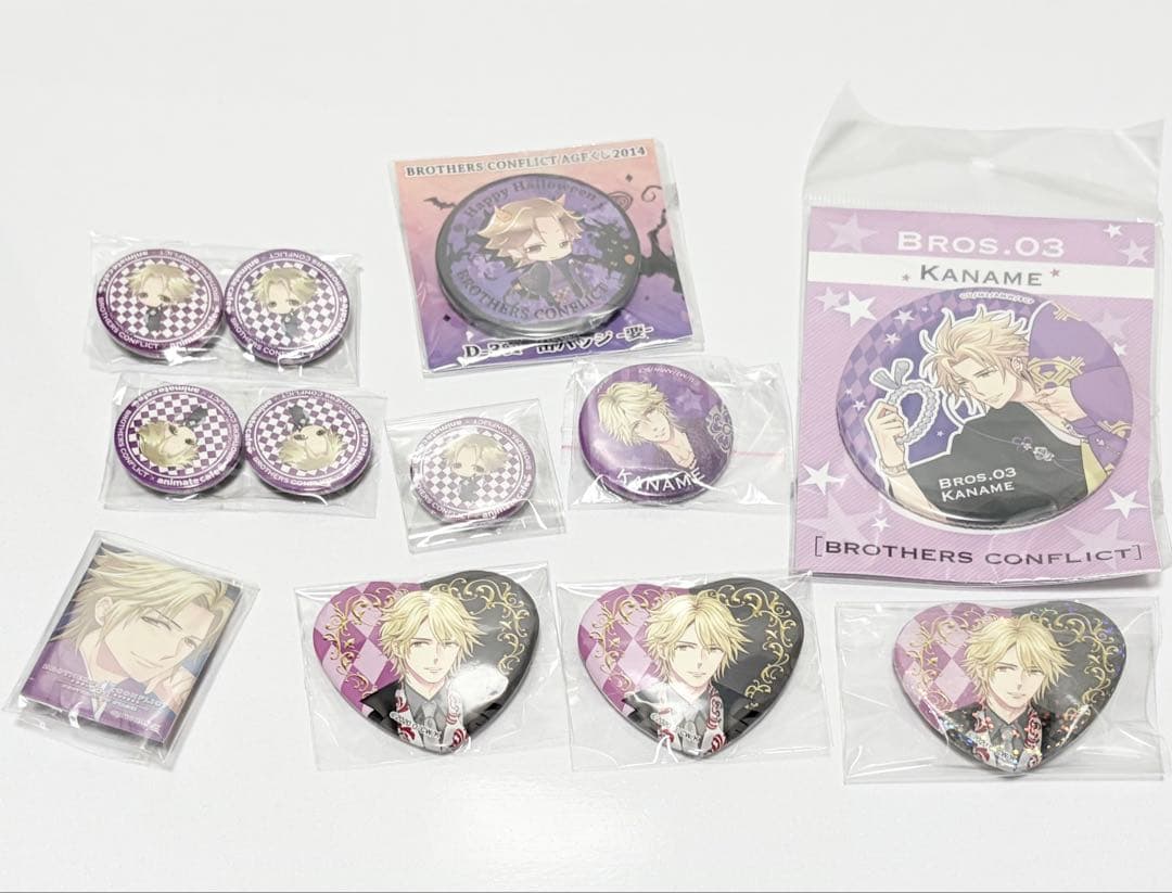 BROTHERS CONFLICT ブラコン 缶バッジ 219個 まとめ売り - メルカリ