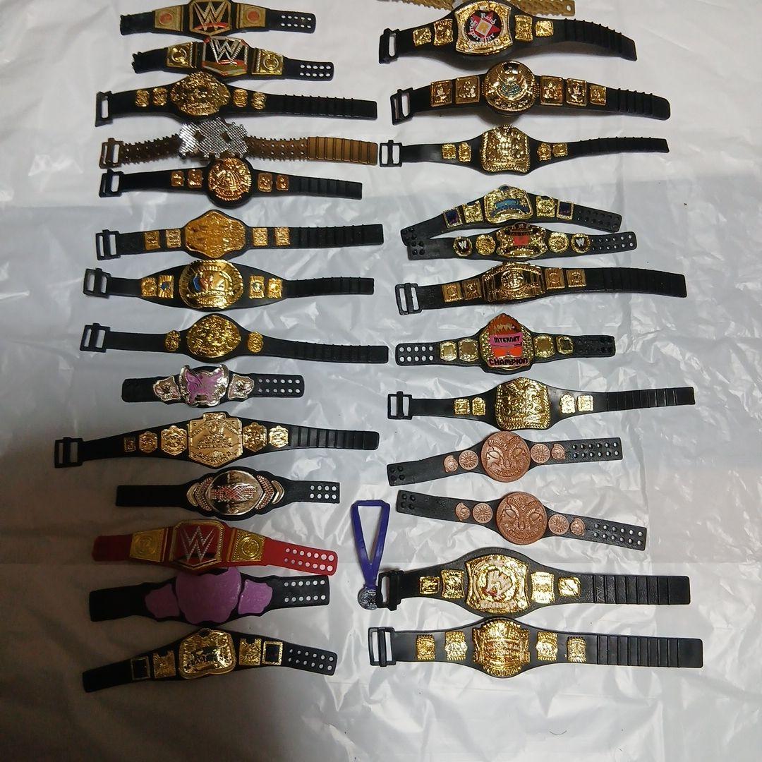 フィギュア用ベルト　39本セット　WWE WWF NXT