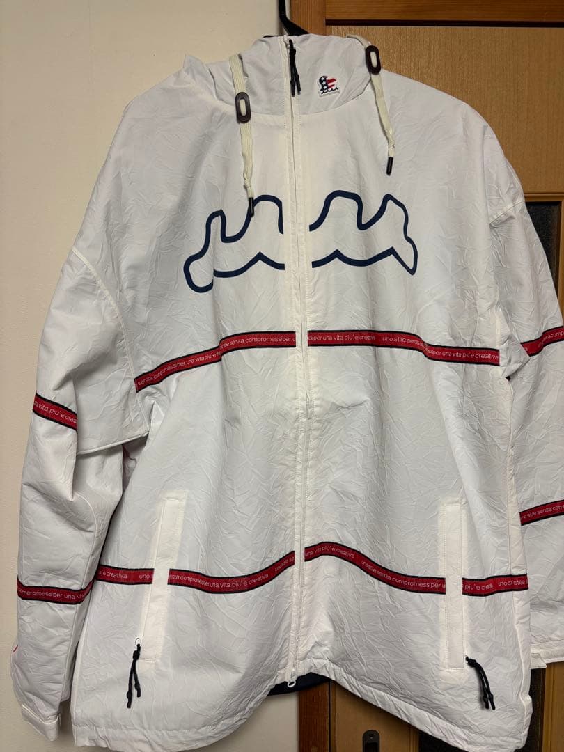 ムータマリン　ホワイトナイロンジャケット 早い者勝ち　格安