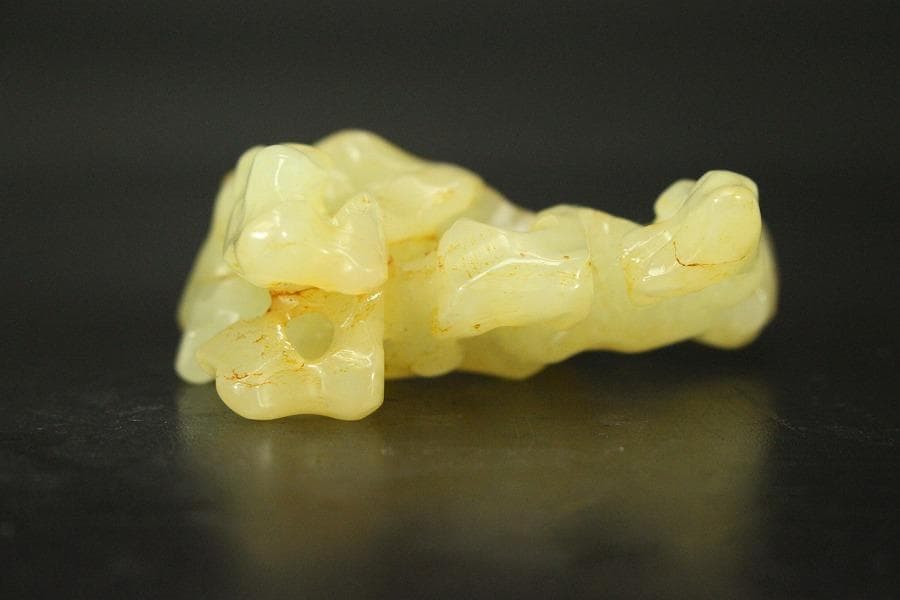 中国美術 白玉石 刻 太湖石 筆架 文房四宝(HA426) - メルカリ