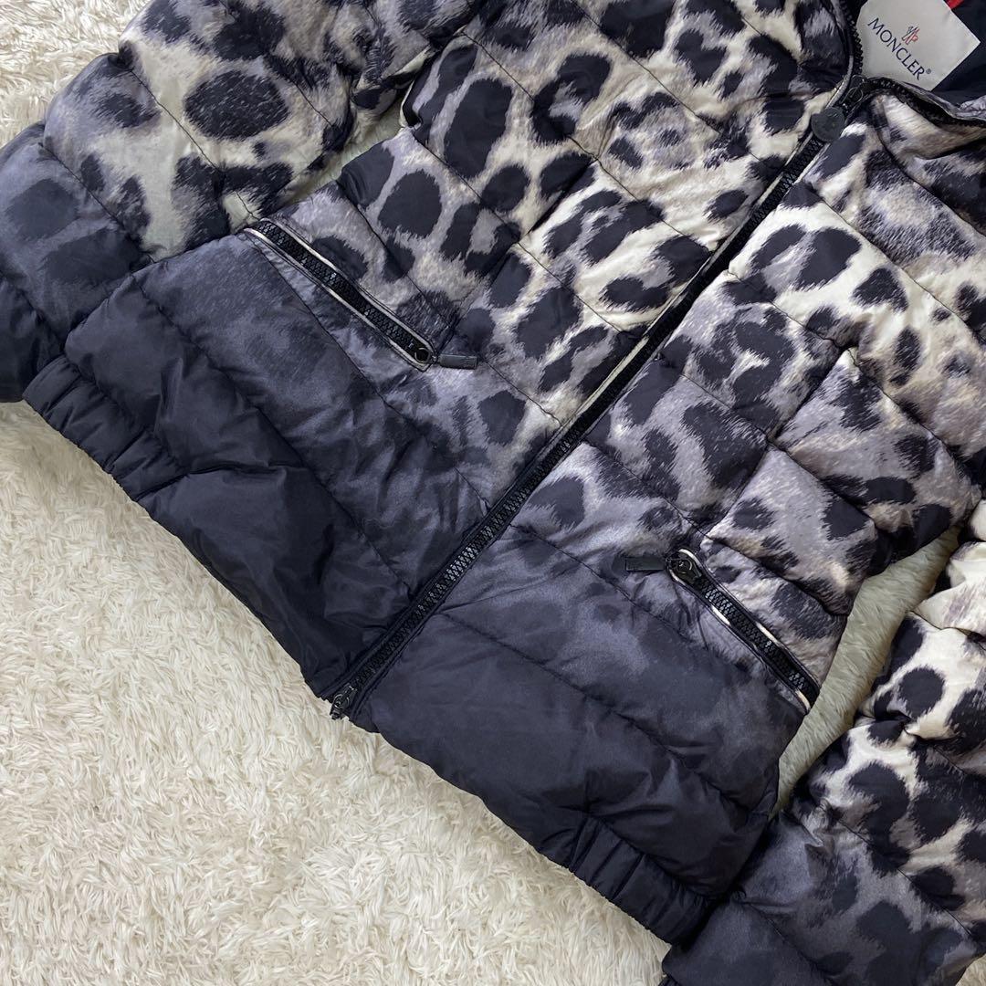 希少✨MONCLER モンクレール SABY レオパード ダウンジャケット 01