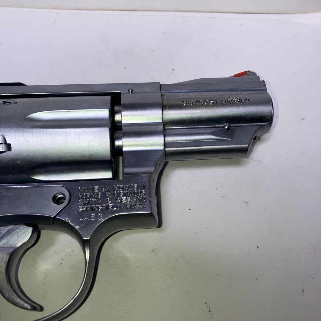 コクサイ S&W M19 357マグナム ガスリボルバー シルバー ジャンク品
