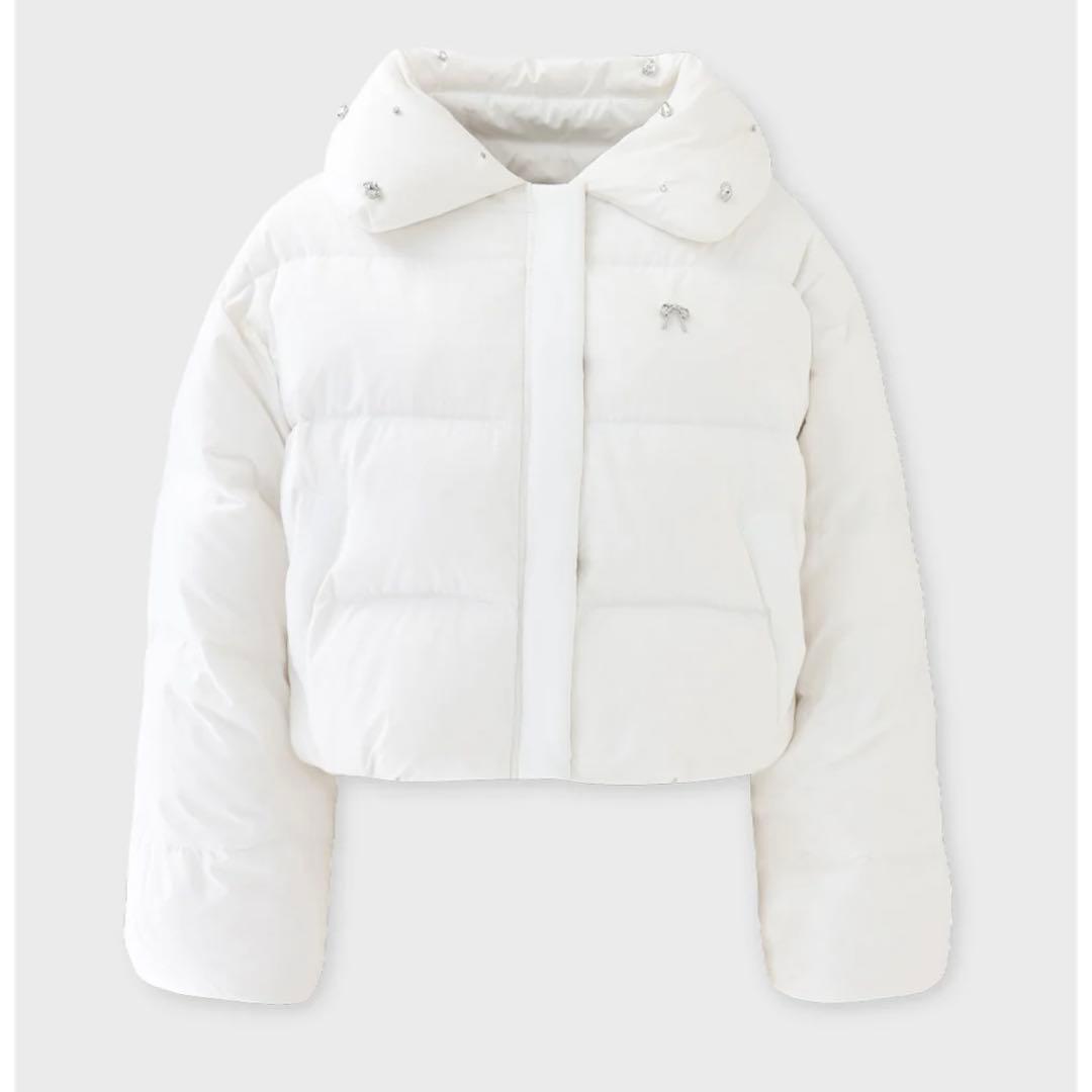 ジャケット・アウター M me eme Bijou cropped down jacket