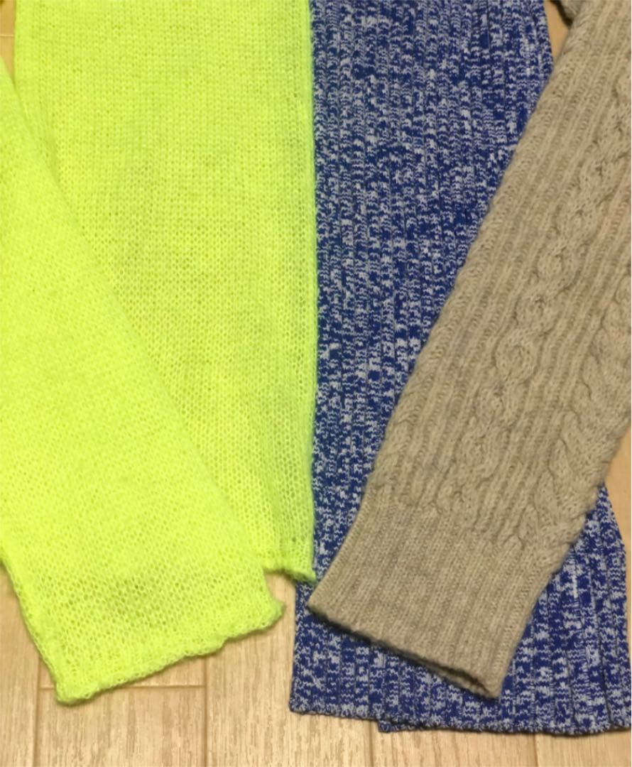 ☆希少☆メゾンマルジェラ ドッキングニットセーター レインボー 1