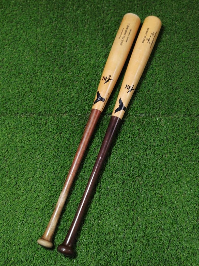 バット　ヤナセ　2本セット　Kohara様 野球 ヤナセ 木製 バット 硬式 硬式木製バット MAPLE HARD YHM LIGHT