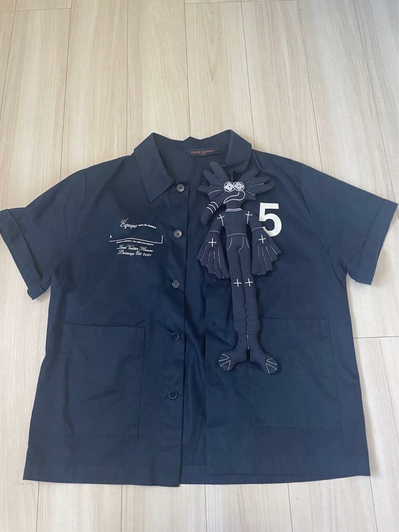 LOUIS VUITTON/ルイヴィトン 半袖 ぬいぐるみワークシャツ