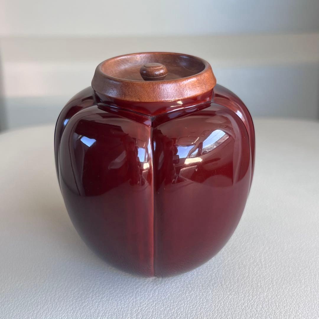 阿古陀茶器 中村宗哲作 棗 漆器 漆芸 茶器 茶入 美品 茶道具 塗師 袱紗付