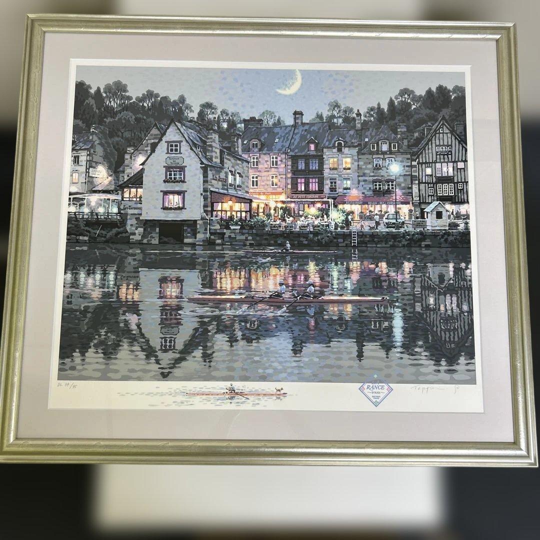 真作　笹倉鉄平 ラ・ランスDX シルクスクリーン 保証書付新品