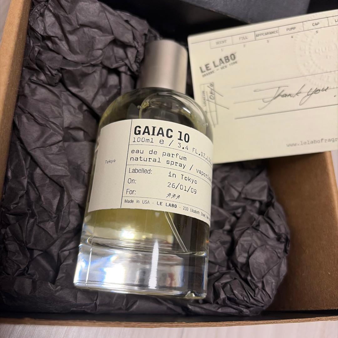 本日価格 東京限定 LELABO ルラボ GAIAC 10 ガイアック10