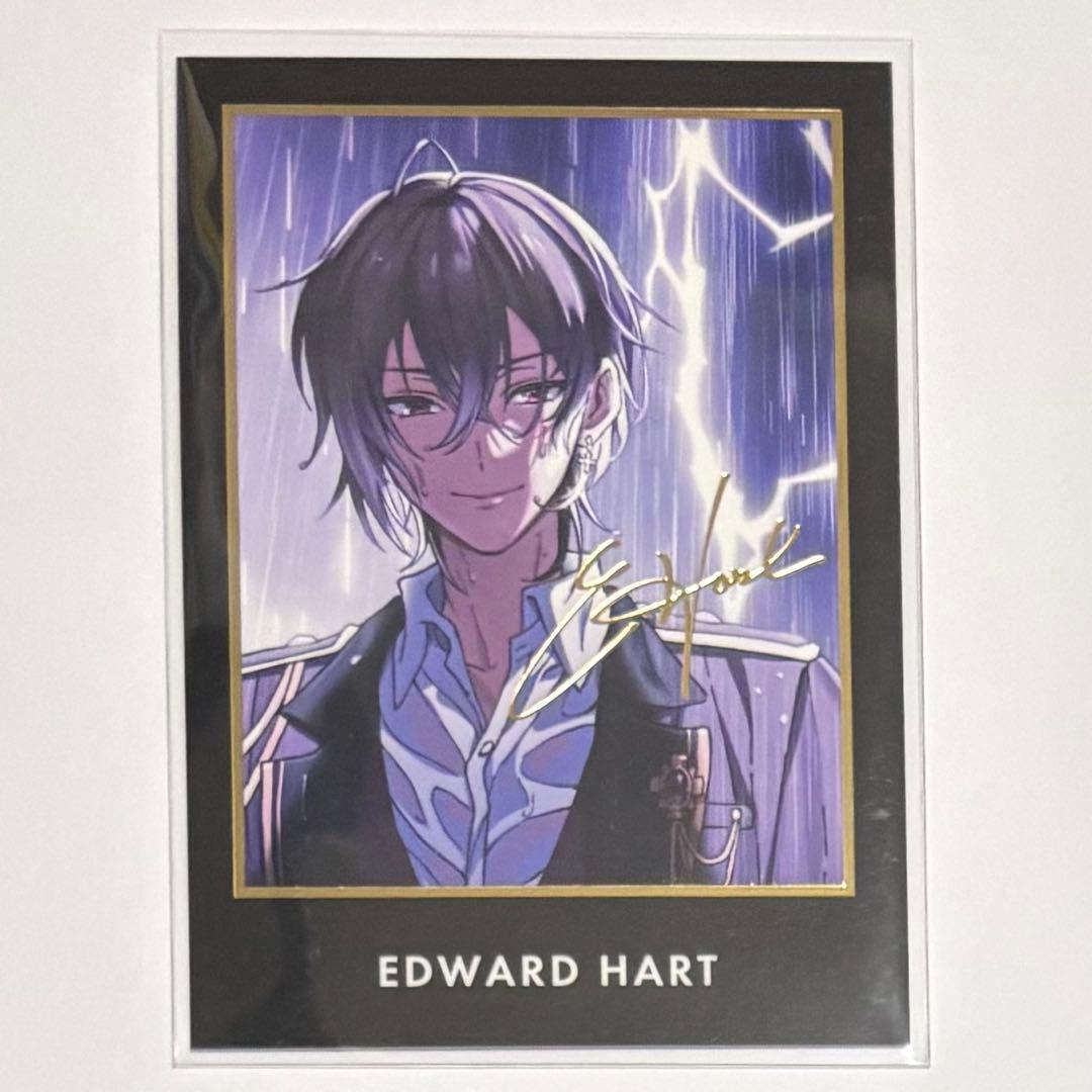 東京ディバンカー トレカ スーパーレア SR 箔押し サイン入り エドワード ① トレカ 東京ディバンカー SR サイン入り 東ディバ エドワード ハート