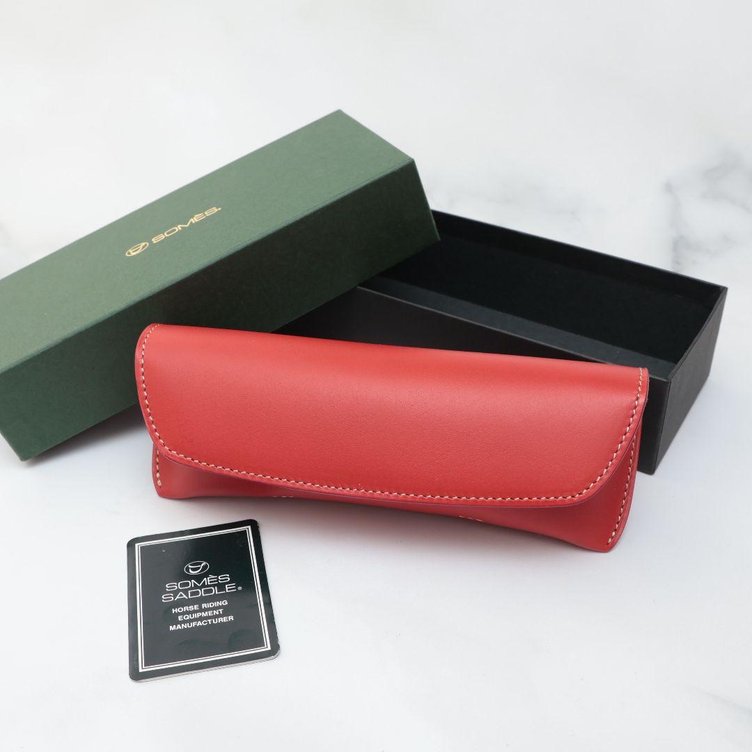 未使用 ソメスサドル 金子眼鏡 メガネケース