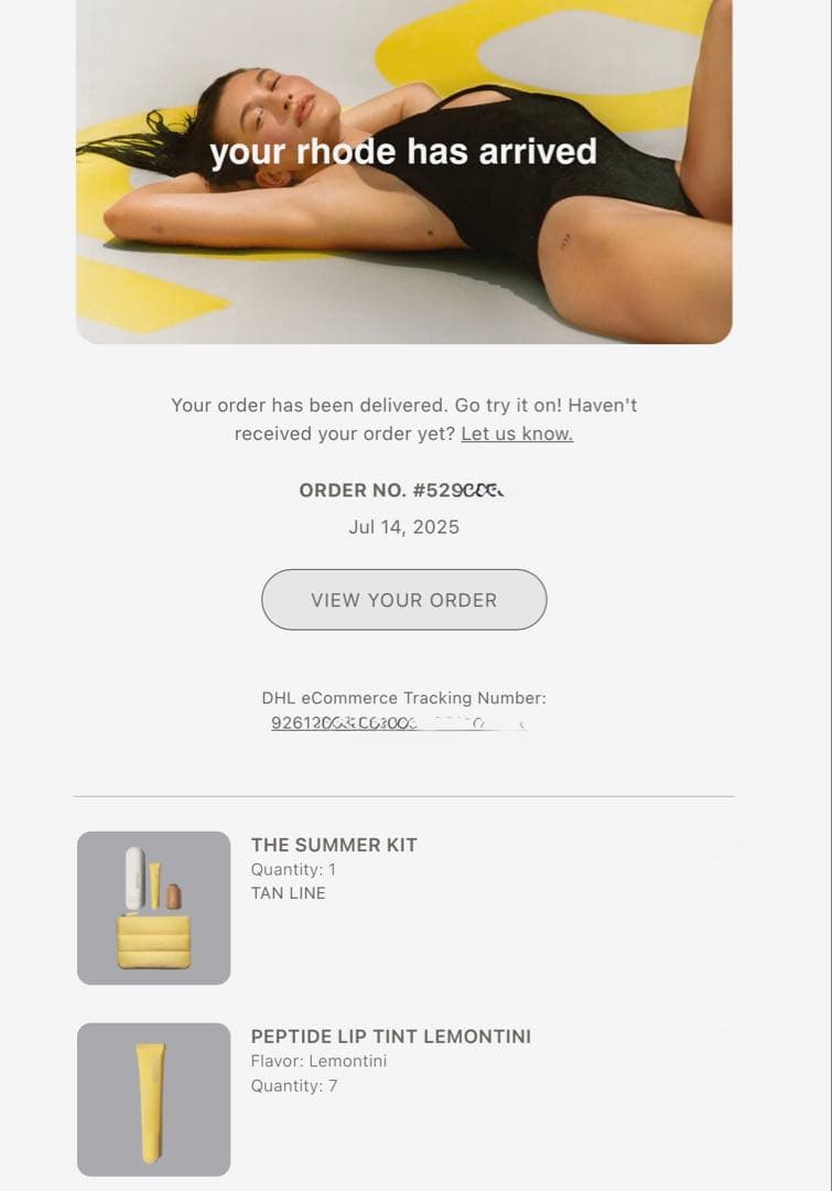 RHODEヘイリー LEMONTINI 限定 THE SUMMER KIT - メルカリ