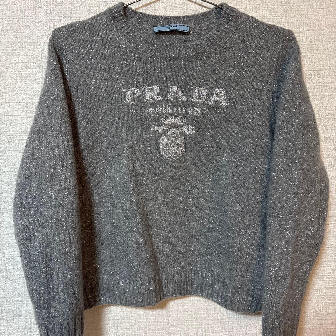PRADA プラダ カシミアロゴニット　P24B2Q SOOO 134M