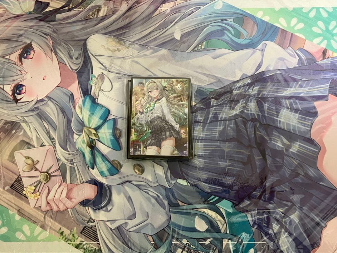 ミッドナイトブルー スリーブ プレイマット 崩壊スターレイル ホタル M18