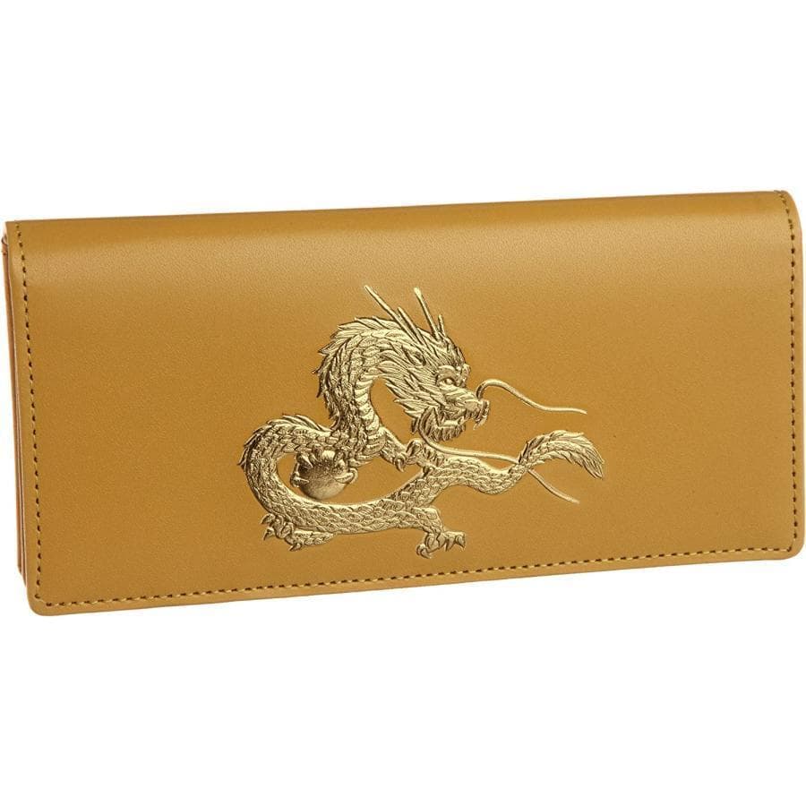 皇帝龍 22金箔使用 イエロー 長財布 日本製 メンズ 本革 レザー