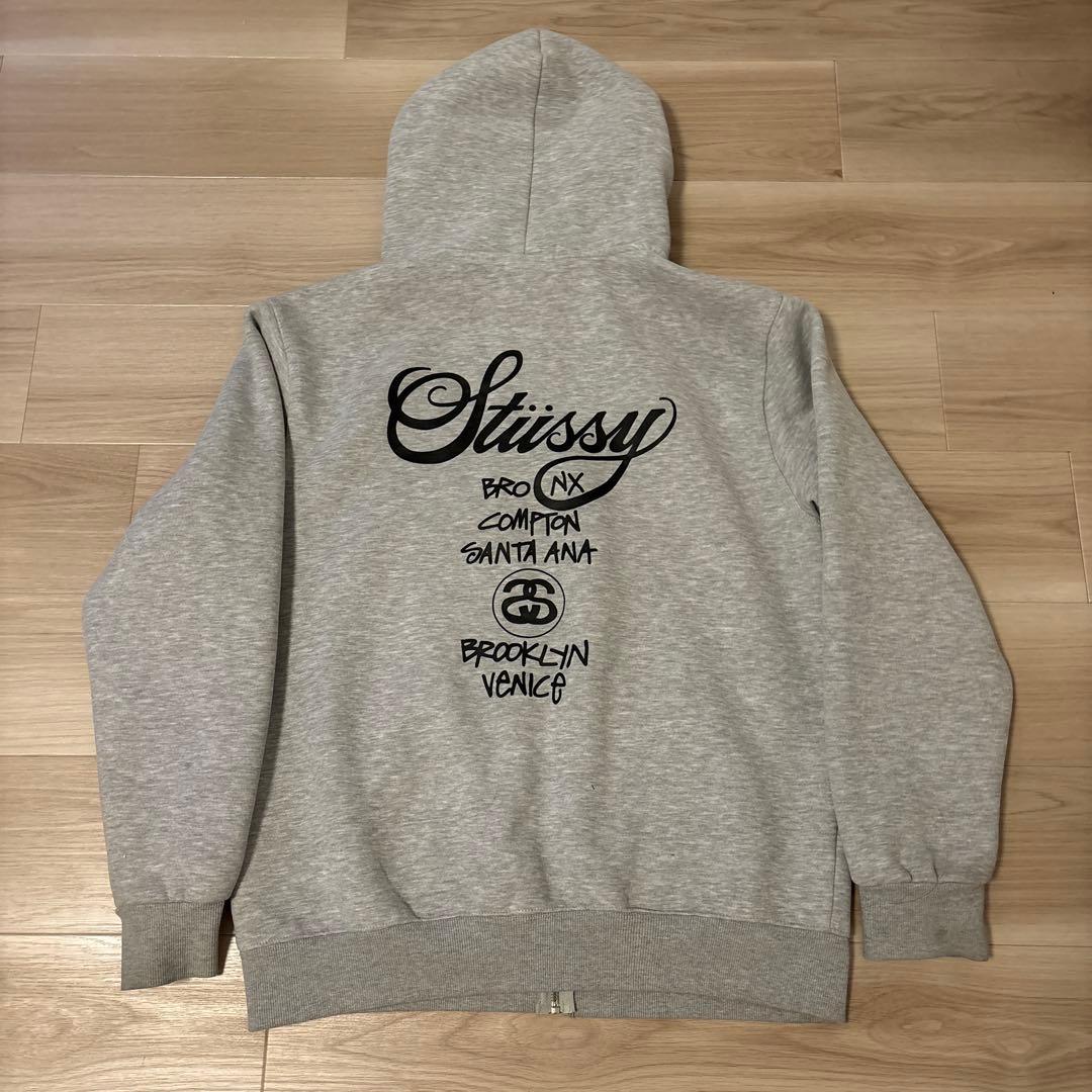 STUSSY グレーパーカー XL - メルカリ