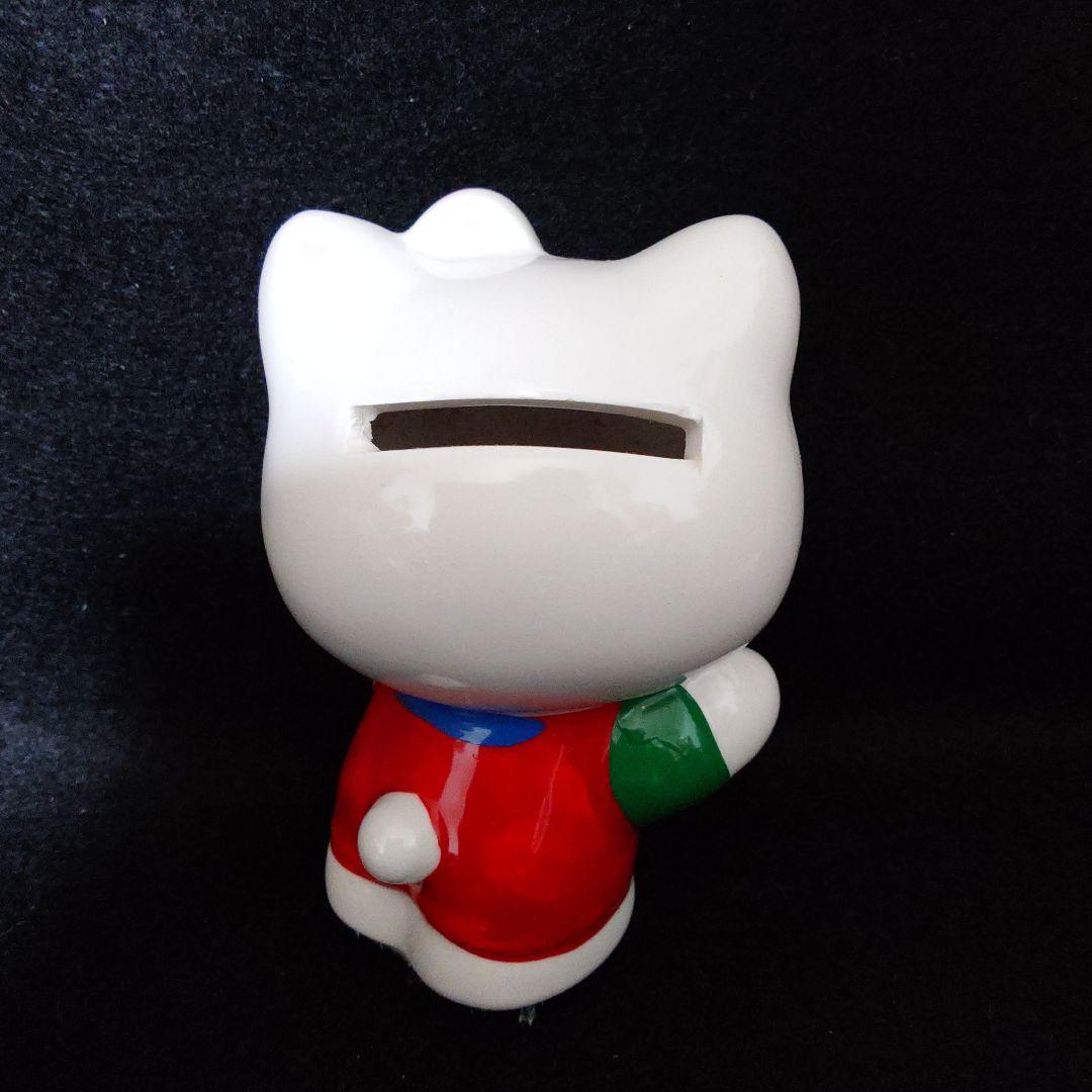 ☆HELLO KITTY☆ キティちゃん 貯金箱 陶器製 レア レトロ - メルカリ